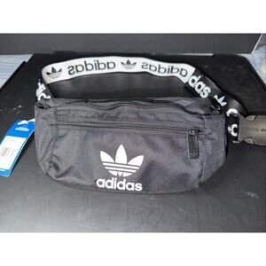 Adidas Originals National Fanny TREFOIL Waist Pack TRAVEL Crossbody Black BELT
